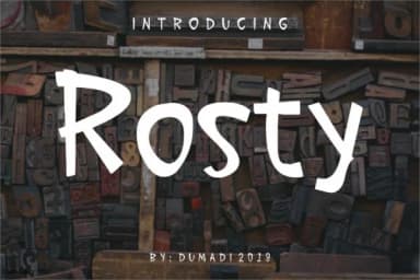 Rosty Font by DUMADI — Script Handwritten Font — thumbnail 1