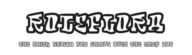 RoteFlora by CybaPee — Script Handwritten Font