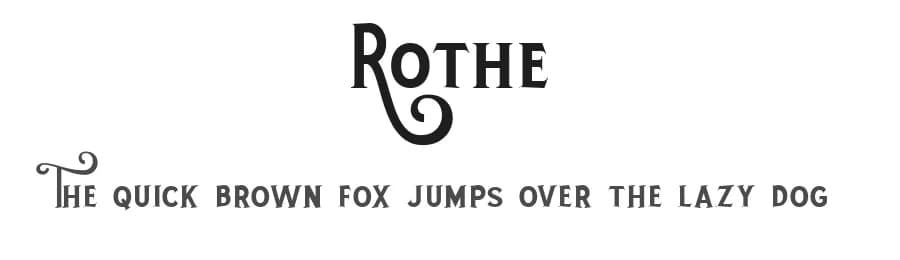 Rothe by Konstantine Studio — Serif Font