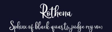 Rothena by Haksen Studio — Script Handwritten Font — thumbnail 2