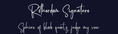 Rotherdam Signature by Letterena Studios — Script Handwritten Font — thumbnail 2