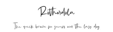 Rotherdola by Letterafa Studio — Script Handwritten Font — thumbnail 1