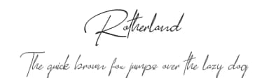 Rotherland by Marchtwentype — Script Handwritten Font — thumbnail 1