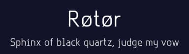 Røtør by Marc Beekhuis — Sans Serif Font — thumbnail 2