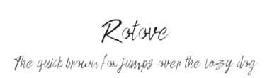 Rotove by Attype Studio — Script Handwritten Font — thumbnail 1