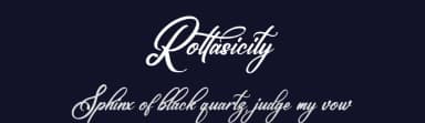 Rottasicity by Perspectype Studio - Letterena.com — Script Handwritten Font — thumbnail 2