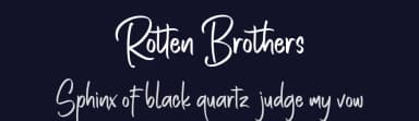 Rotten Brothers by Bluestype Studio — Script Handwritten Font — thumbnail 2