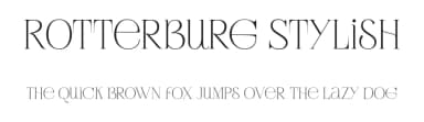Rotterburg Stylish by Typetemp Studio — Serif Font — thumbnail 1