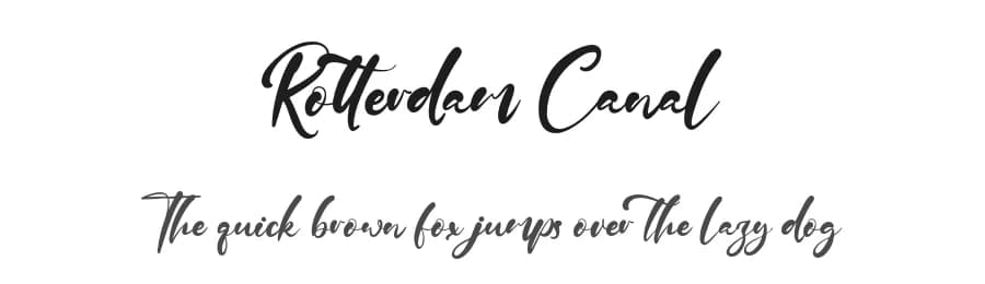 Rotterdam Canal by Staircase Studio — Script Handwritten Font