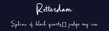 Rotterdam by Graphicfresh — Script Handwritten Font — thumbnail 2
