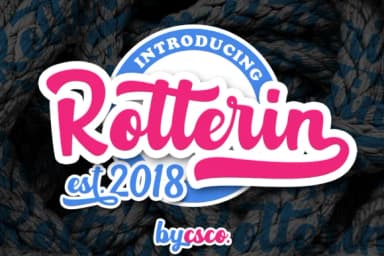 Rotterin Script Font by craftsupplyco — Script Handwritten Font — thumbnail 1