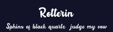 Rotterin by Craft Supply Co. — Script Handwritten Font — thumbnail 2
