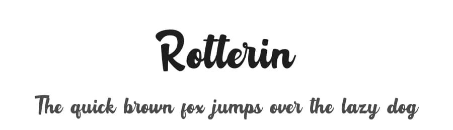 Rotterin by Craft Supply Co. — Script Handwritten Font