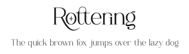 Rottering by Absonstype Studio — Serif Font