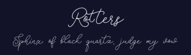 Rotters by Monoco Type Foundry — Script Handwritten Font — thumbnail 2