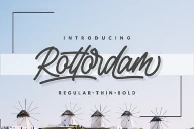 Rottordam Font by InspiraType — Script Handwritten Font — thumbnail 1