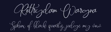 Rottrydam Wargna by FallenGraphic Studio — Script Handwritten Font — thumbnail 2