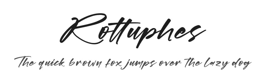 Rottuphes by Letterena Studios — Script Handwritten Font