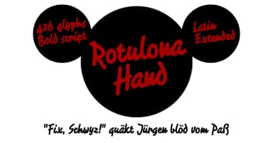 Rotulona Hand Font by Fernando Haro — Script Handwritten Font — thumbnail 1