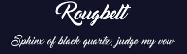 Rougbelt by RGB Studio — Script Handwritten Font — thumbnail 2