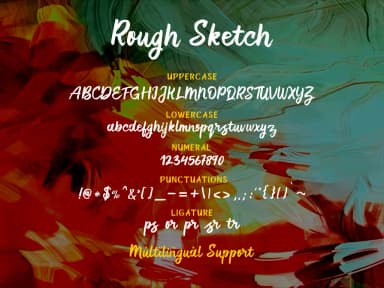 Rough Sketch Font by JavaPep — Script Handwritten Font — thumbnail 9