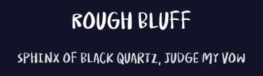 Rough Bluff by Pizzadude — Script Handwritten Font — thumbnail 2