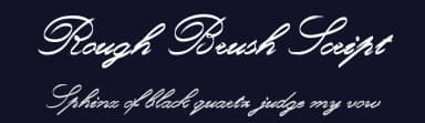 Rough Brush Script by Isaac K — Script Handwritten Font — thumbnail 2