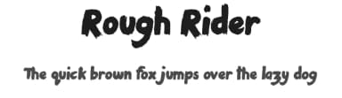 Rough Rider by JSH creates — Script Handwritten Font — thumbnail 1