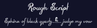 Rough Script by JSH creates — Script Handwritten Font — thumbnail 2