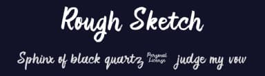 Rough Sketch by Java Pep — Script Handwritten Font — thumbnail 2