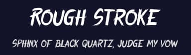 Rough Stroke by Modestype Studio — Script Handwritten Font — thumbnail 2