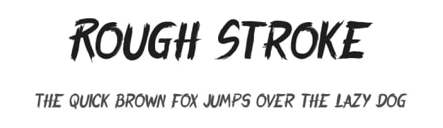 Rough Stroke by Modestype Studio — Script Handwritten Font