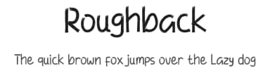 Roughback by Edric Studio — Script Handwritten Font — thumbnail 1