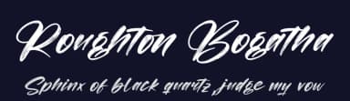 Roughton Bogatha by Letterena Studios — Script Handwritten Font — thumbnail 2