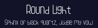 Round Light by Illushvara — Sans Serif Font — thumbnail 2