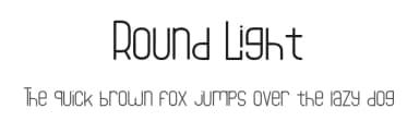 Round Light by Illushvara — Sans Serif Font — thumbnail 1