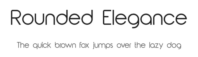 Rounded Elegance by Genumano — Sans Serif Font