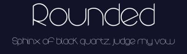 Rounded by Fran Board — Sans Serif Font — thumbnail 2