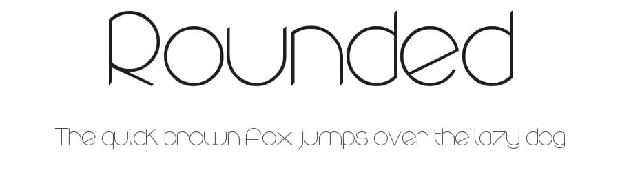 Rounded by Fran Board — Sans Serif Font