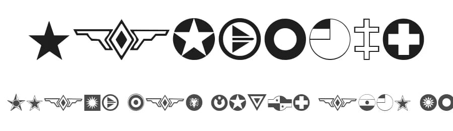 Roundels by Iconian Fonts — Dingbats Font