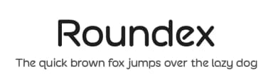 Roundex by Eko Bimantara — Sans Serif Font — thumbnail 1