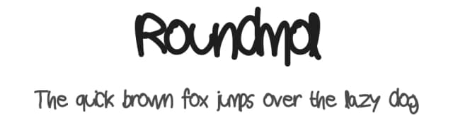 Roundmol by by Molin — Script Handwritten Font