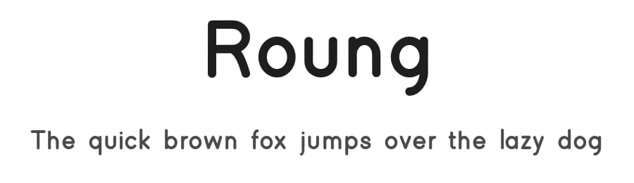 Roung by Sai Aditya — Sans Serif Font
