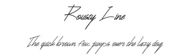 Rousty Line by liart type — Script Handwritten Font — thumbnail 1