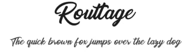 Routtage by Ronny Studio — Script Handwritten Font — thumbnail 1
