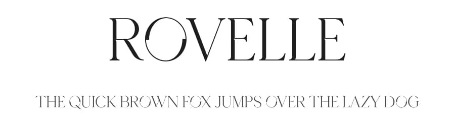 Rovelle by VPcreativeshop — Serif Font