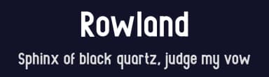 Rowland by Edric Studio — Sans Serif Font — thumbnail 2