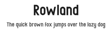 Rowland by Edric Studio — Sans Serif Font — thumbnail 1