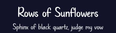 Rows of Sunflowers by Misti's Fonts — Script Handwritten Font — thumbnail 2