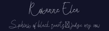Roxanne Elea by Edric Studio — Script Handwritten Font — thumbnail 2